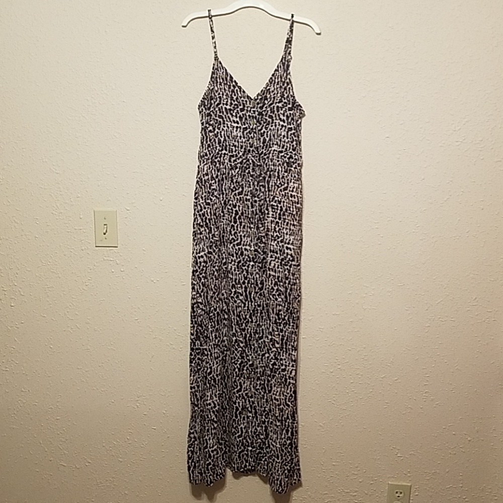 Velvet Heart leopard print maxi dress